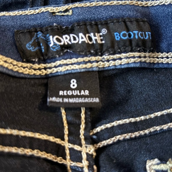 2 pairs of Jordache Girl's Bootcut Jeans size 8 - Picture 3 of 8
